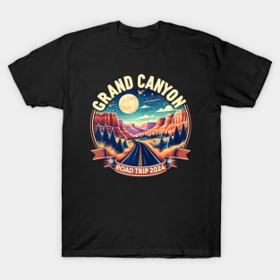 Grand Canyon Road Trip 2024 Summer Vacation Family Trip T-Shirt